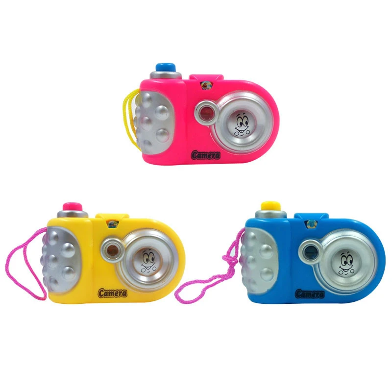 Only Blue! Children's Cartoon Projection camera for baby Children Kids Gift For New year gift