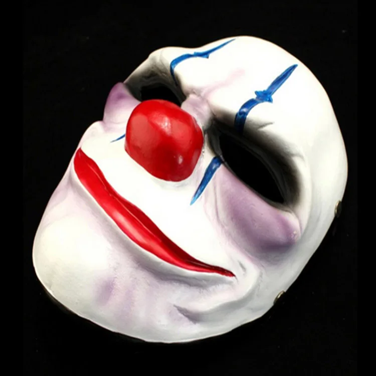 Новинка маска для лица клоуна взрослых и детей от PAYDAY 2 маскарадный костюм