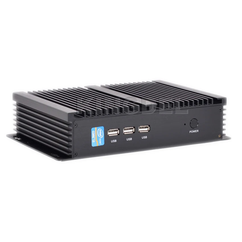 Безвентиляторный промышленный мини ПК Windows 10 двухъядерный i3 5005u максимум 16 ГБ DDR3