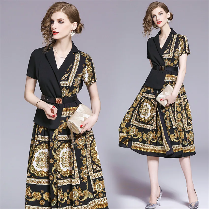 Женское винтажное платье в стиле ретро элегантное офисное миди богемном 2019 |