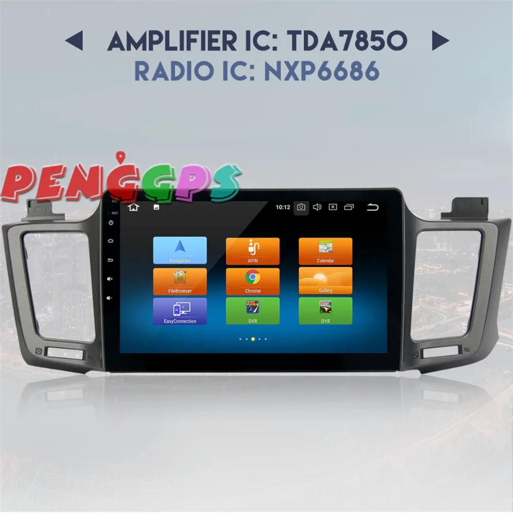 Автомагнитола 2DIN 10 2 дюйма Android 9 0 GPS для Toyota RAV4 2013 2014 2016 2015 2017 RAV 4 без автомобильного