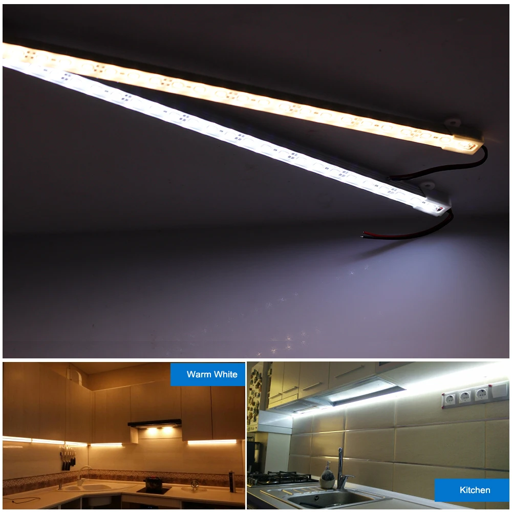 5 шт./лот светодиодный бар светильник DC12V 50 см RGB LED Жесткий Газа светильник 5630 высокое Яркость IP68 Водонепроницаемый открытый светодиодный люминесцентная лампа