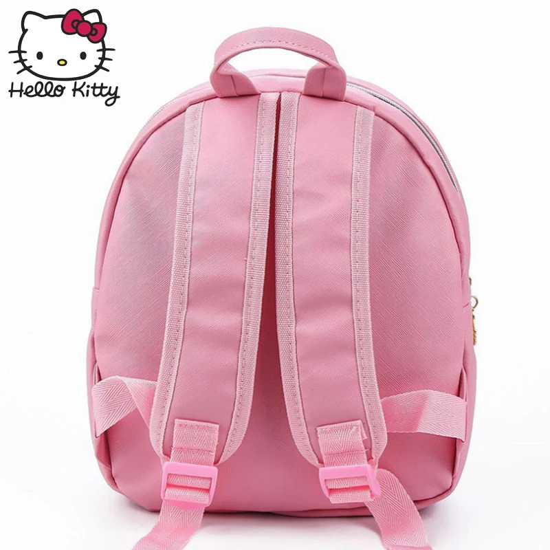 Милый плюшевый рюкзак с рисунком Hello Kitty розовый детский 3D кота школьный для