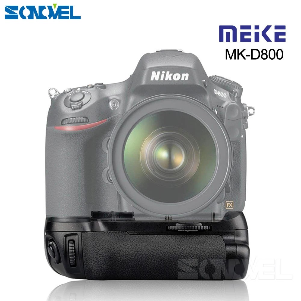 MEIKE D800 вертикальный Батарейный держатель для Nikon DSLR для камеры Nikon D800 D810 как MB-D12 Meike MK-D800