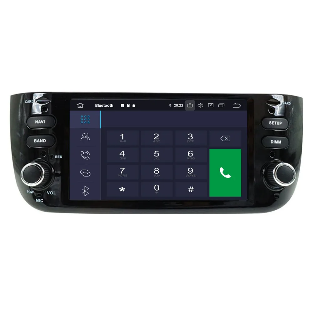 Автомобильный радиоприемник на Android 9 0 для Fiat Abarth Punto EVO Linea 2012 2016 Octa Cores 4G + 32G