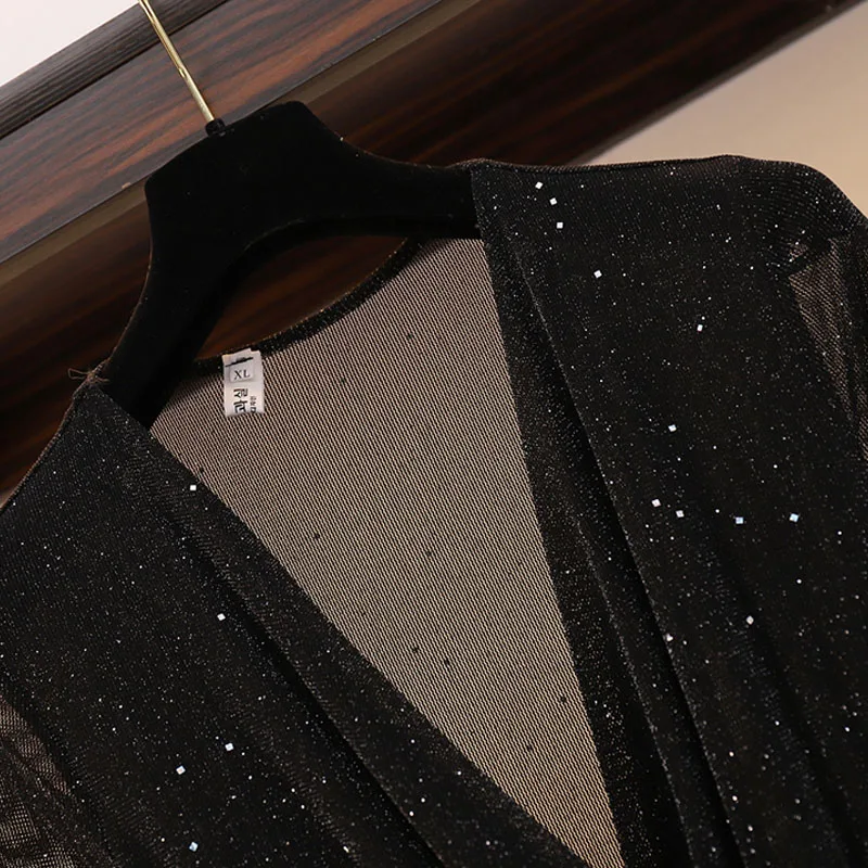 Весенние женские платья размера плюс XL-5XL, европейский стиль, кружевное женское платье с бантом, сексуальное платье с v-образным вырезом, Брендовое платье с оборками