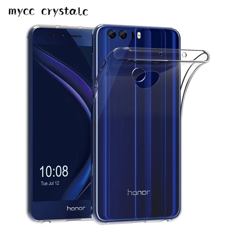 Ультратонкий Прозрачный гелевый ТПУ чехол для Huawei Honor 7A 8 9 10 V10 P20 Mate 20 Lite 7c Pro 8X Nova 3i 3