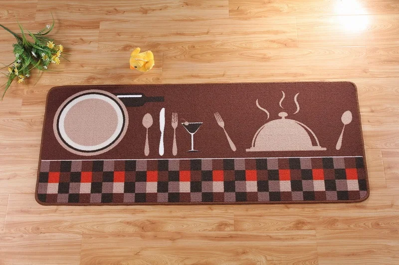 Прямая поставка противоскользящее покрытие and Carpets шелковистый Кухня коврик ковер с Гостиная коврик Ванная комната Karpet балкон подстилка, напольный коврик Capacho