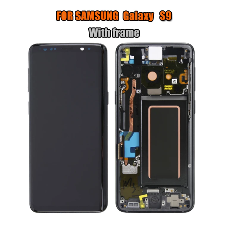 Высокое качество для Samsung s9 g960 ЖК дисплей дигитайзер сенсорный экран с рамкой в
