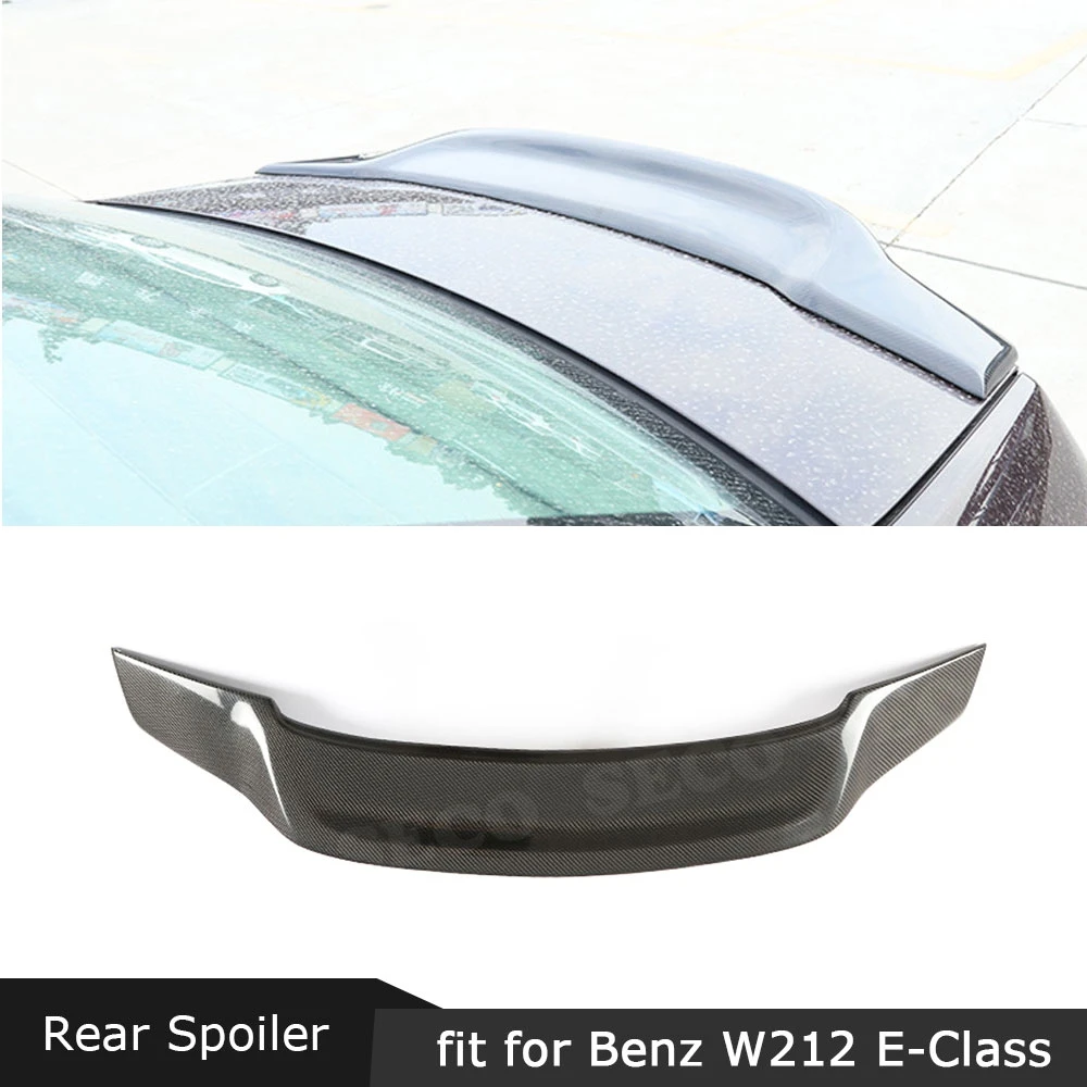 Задний спойлер из углеродного волокна для W212 Mercedes Benz E класса E200 E260 E300 E350 Sedan E63