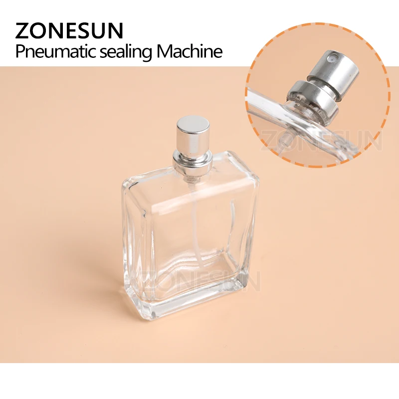 Аппарат ZONESUN для обжима крышек духов и стеклянных бутылок аппарат прессования
