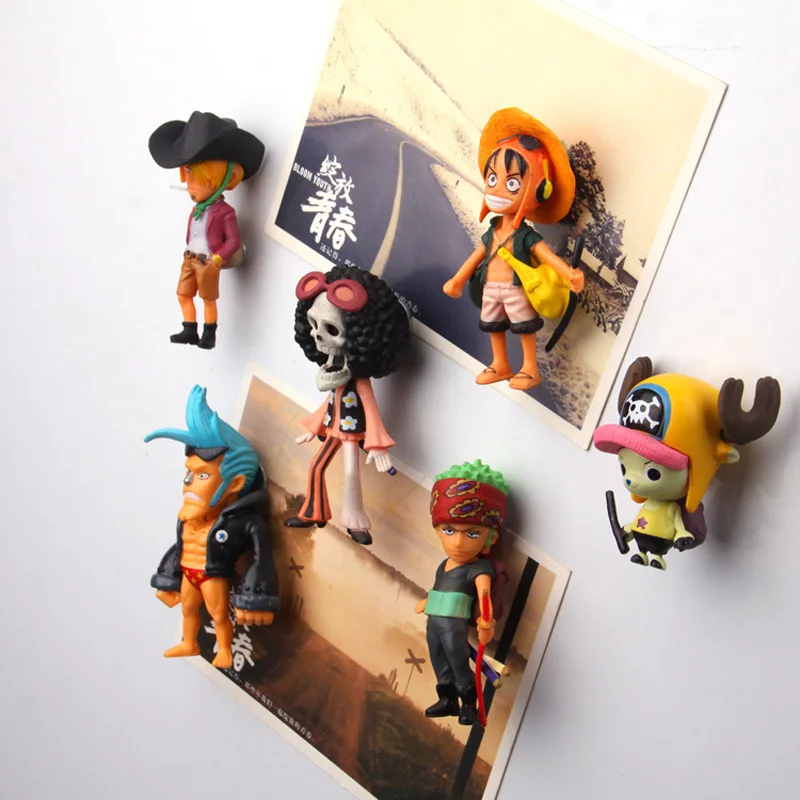 Одна серия Магнитные наклейки для холодильника 6 шт./компл. 3D размещение