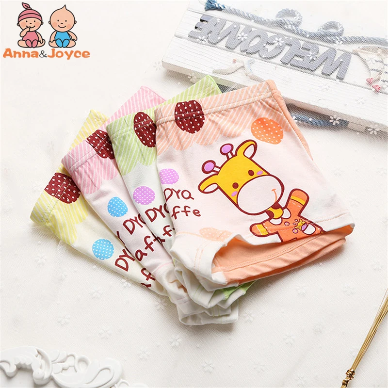 4 шт./Лот Детские хлопковые трусы боксеры|Трусики| |