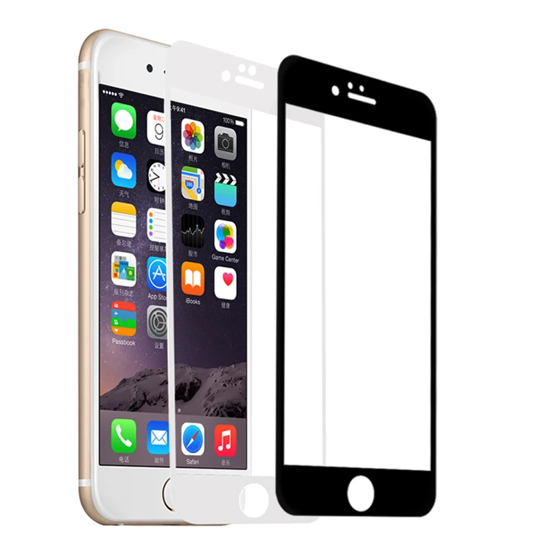 3D защитное закаленное стекло для iPhone 7 8 6s 6 plus полное покрытие защита экрана