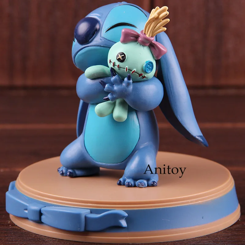 Lilo& Stitch фигурка экшн-стежка и Scrump счастье момент зверь Королевство D-Выберите 004 ПВХ Коллекционная модель игрушки