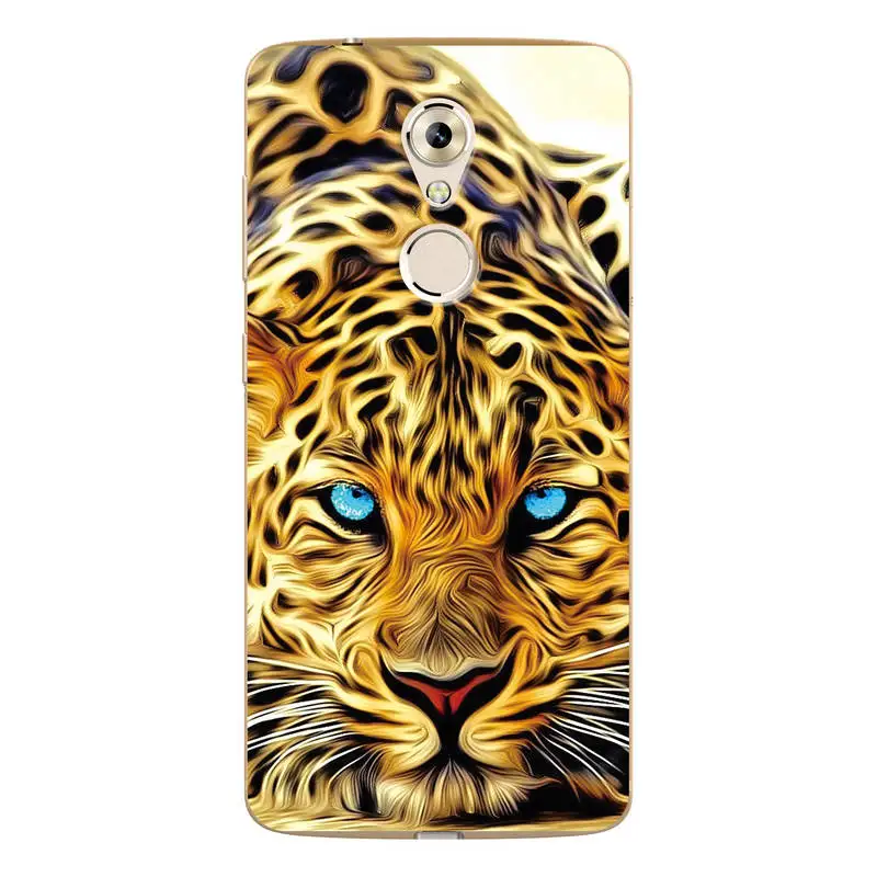Для ZTE Axon 7 Mini Case 5 2 &quotмобильный телефон задняя крышка сумка тигр животных Чехлы