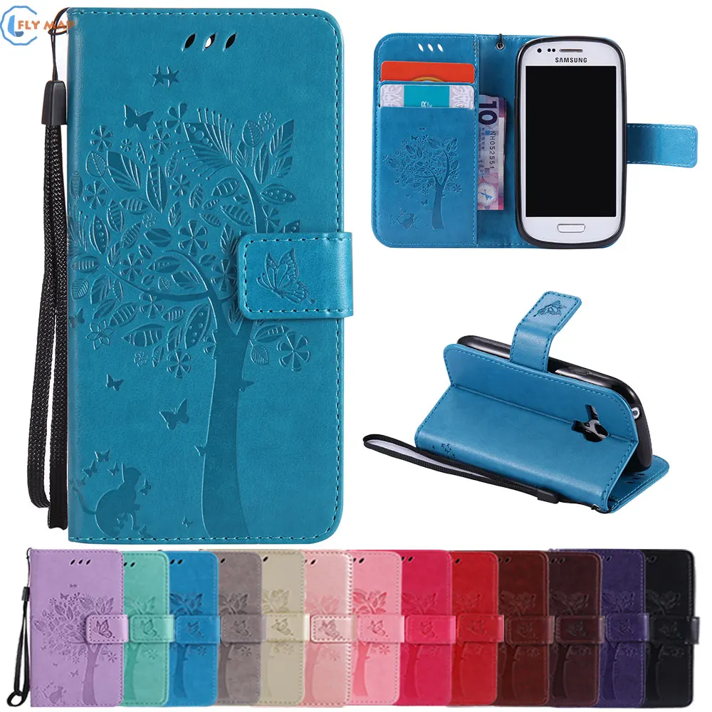 Чехол для Samsung Galaxy S3 S 3 Mini I8190 i8200 i8200l i8190t кошелек флип чехол телефона кожаный GT i8190
