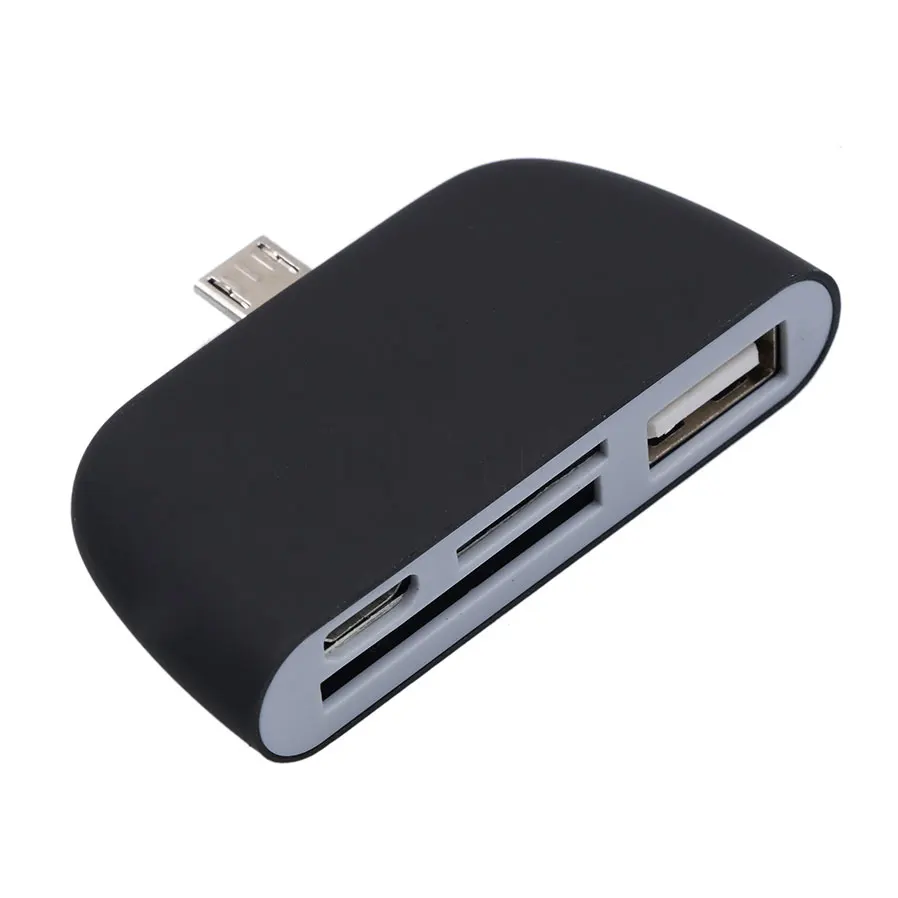 Устройство считывания смарт-карт 4 в 1 OTG с портом Micro USB для TF адаптер sd-карты Samsung