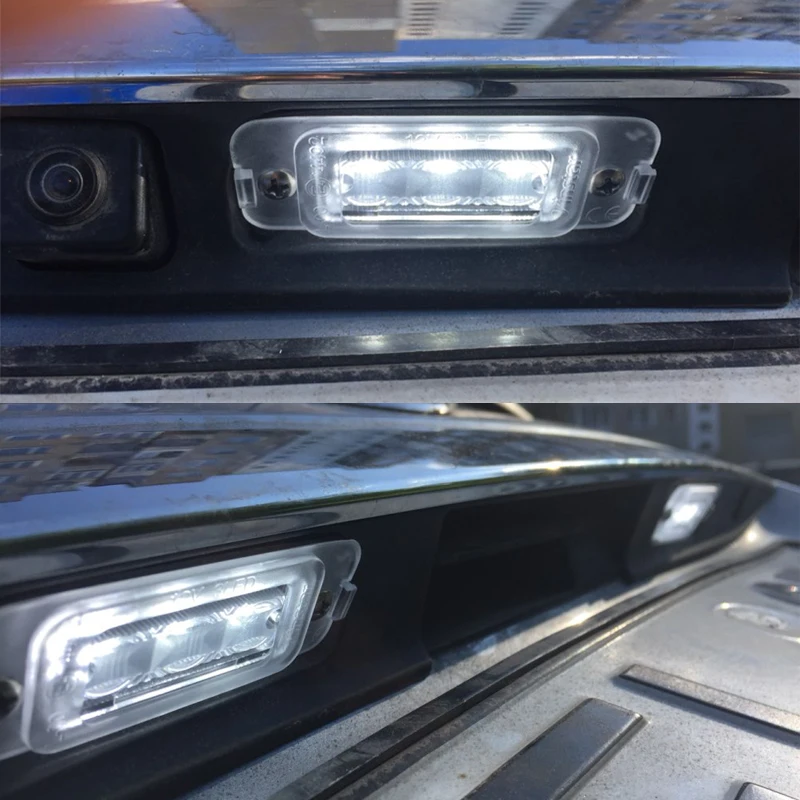Комплект из 2 предметов, Led Номер Подсветка регистрационного номера лампы прямая подходит для Benz W251 r-класс W164 ml-класс X164 gl-класс белый свет автомобиля