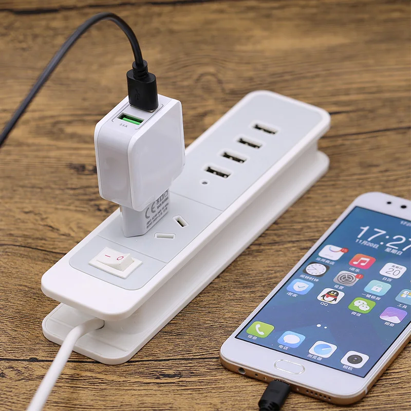 SUPTEC 5V 2.4A двойное зарядное устройство USB для IPhone 8 Plus 6 7 X Xs Max XR быстрое настенное