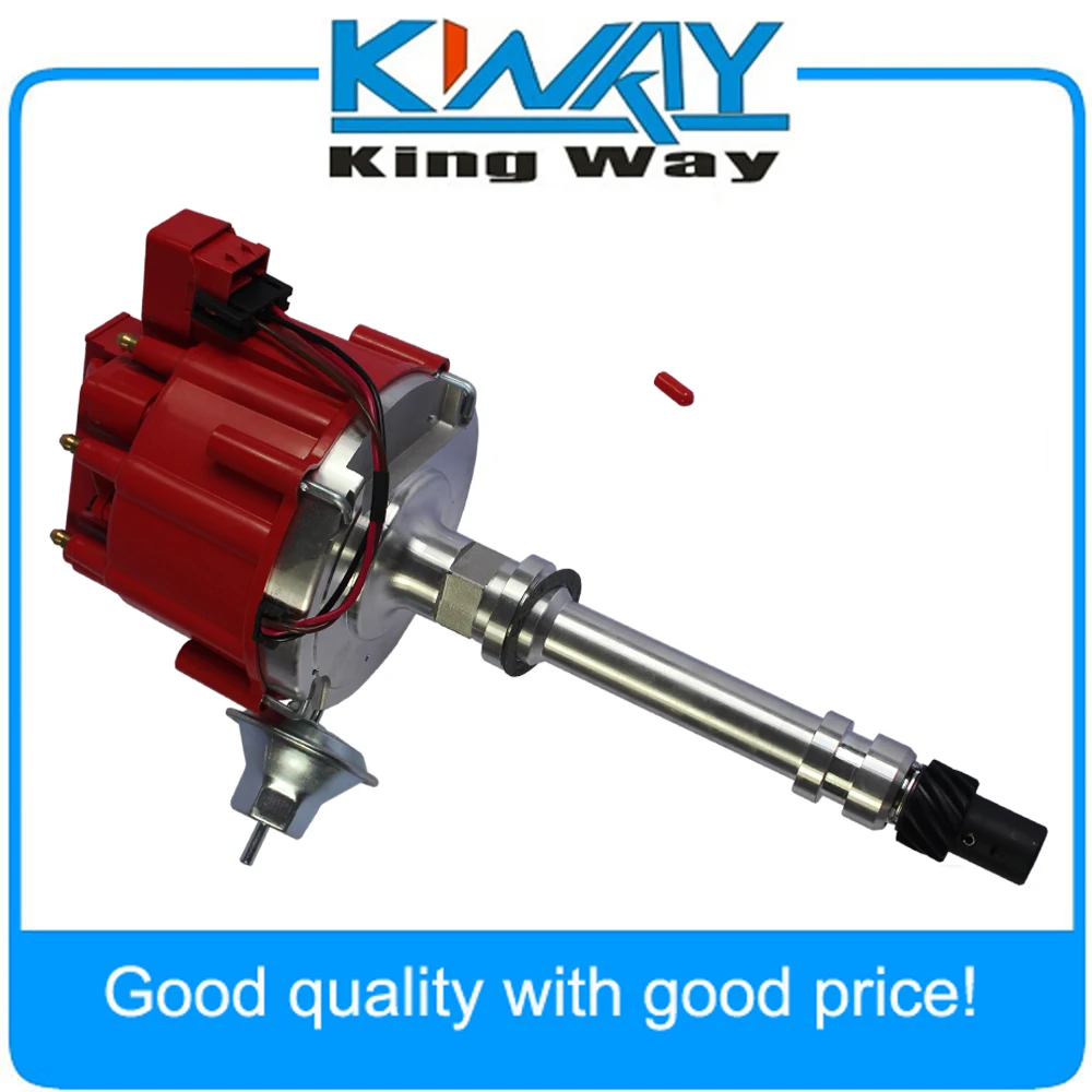 Красный Кепки высокая производительность HEI распределитель подходит для Chevrolet/GM