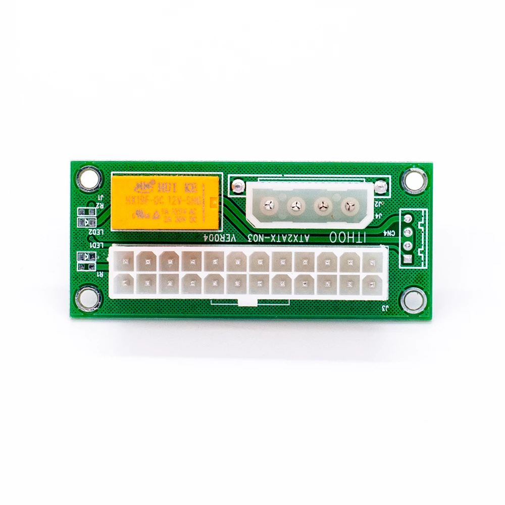 2021 add2psu VER004 ATX 24Pin к Molex 4Pin Dual PSU источник питания синхронизация стартер удлинитель