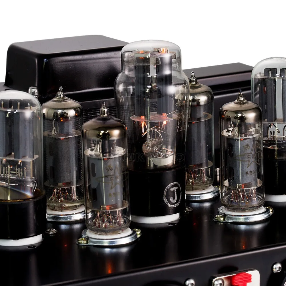 Nobsound ручной работы HiFi 6P1 вакуумный ламповый Интегрированный усилитель стерео односторонний усилитель для наушников класса A черный