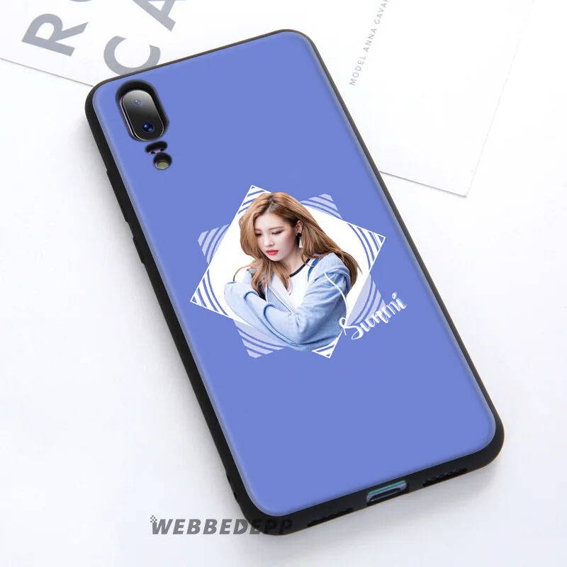 WEBBEDEPP Sunmi LEE Kpop Girl Soft Case For Huawei P30 P20 Pro P10 P9 Lite 2017 P Smart 2019 &amp Nova 3 3i Y9 |