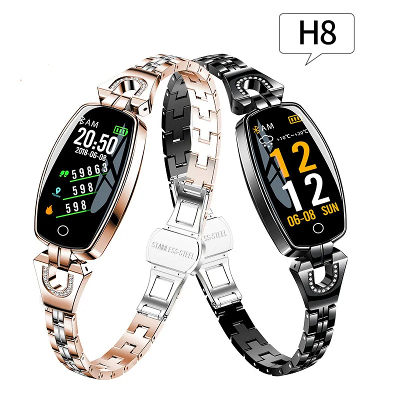 Женские Смарт-часы SCOMAS наручные часы с пульсометром Bluetooth 4 0 для фитнеса IOS Android 2019