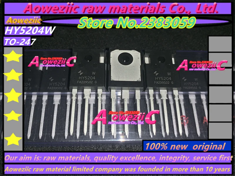 Aoweziic 2019 + 100 новый оригинальный HY5204W HY5204 TO 247 FET 40V 320A|Запасные части| |