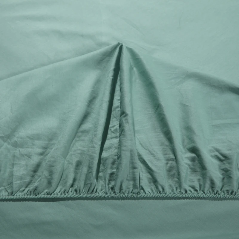 Однотонная натяжная простыня из полиэстера 1 шт. наматрасник с четырьмя углами и