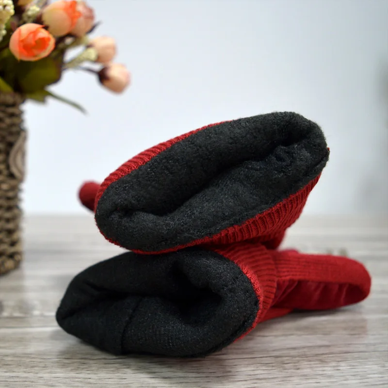 Новое поступление зимние теплые перчатки для женщин женские меховые Внутри