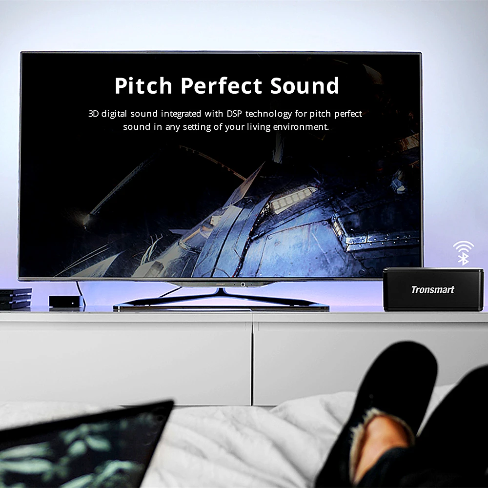 Tronsmart Bluetooth динамик беспроводной портативный динамик IPX7 водонепроницаемый TWS динамик с сабвуфером мощные эффекты Поддержка NFC