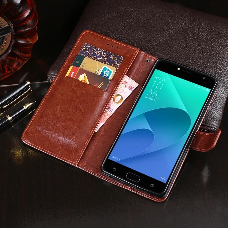 ITien кожаный защитный чехол для Asus Zenfone 4 Max ZC554KL Pro ZS551KL Selfie ZB553KL TPU силиконовый