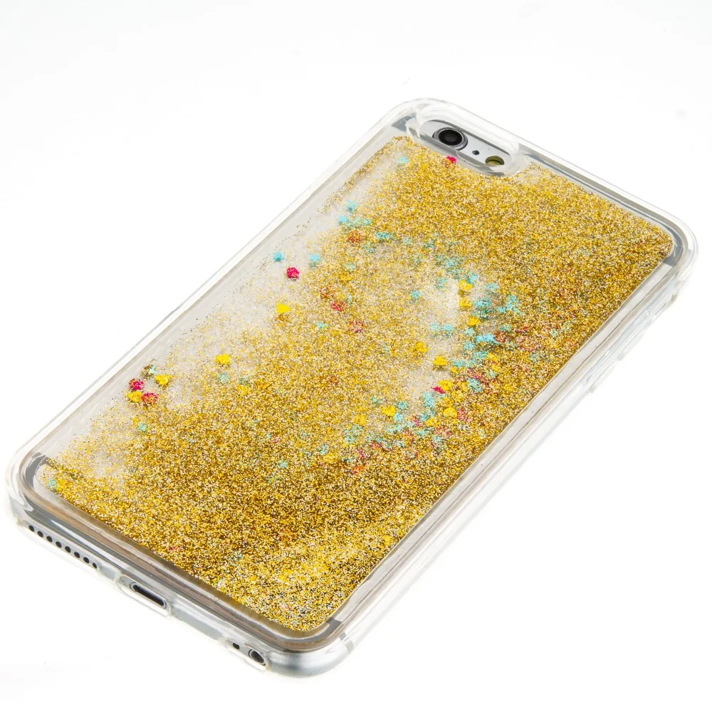 Himtop крышка для iPhone 6s 7 8 X Силиконовый чехол мягкий 6 плюс жидкость песок Телефон