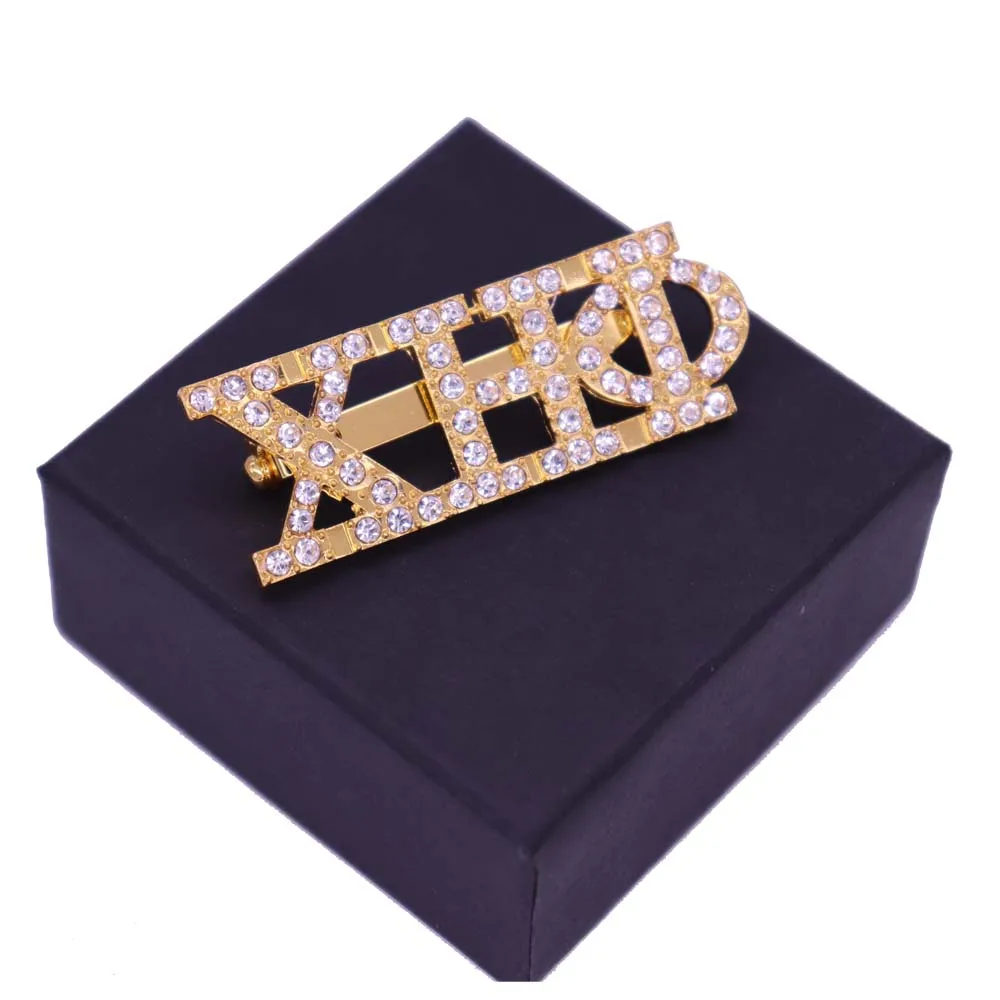 Индивидуальный дизайн модная металлическая брошь с инкрустированными