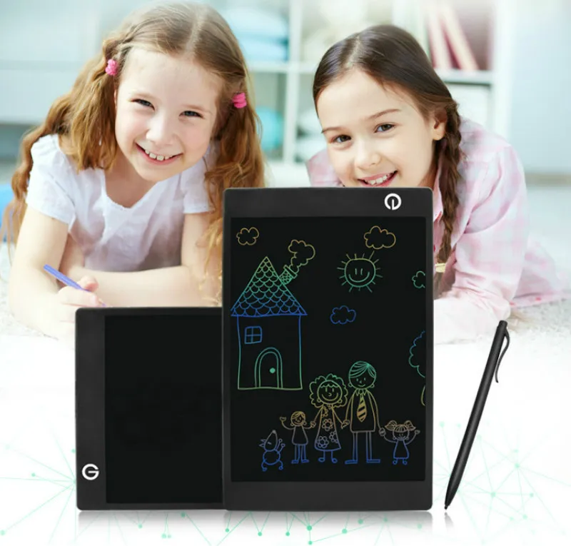 9,7 ''lcd красочная магнитная доска для письма, доска для записей, планшет для рисования, цифровой графический блокнот для рисования, игрушка, детский подарок