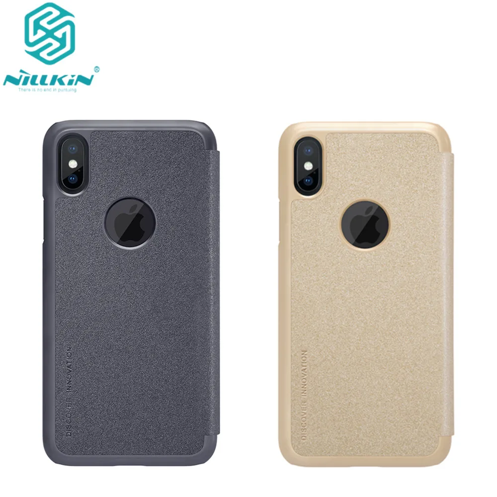Чехол для apple iphone XS чехол телефона 5 8 дюйма NILLKIN PU + PC переноски флип жесткий задняя