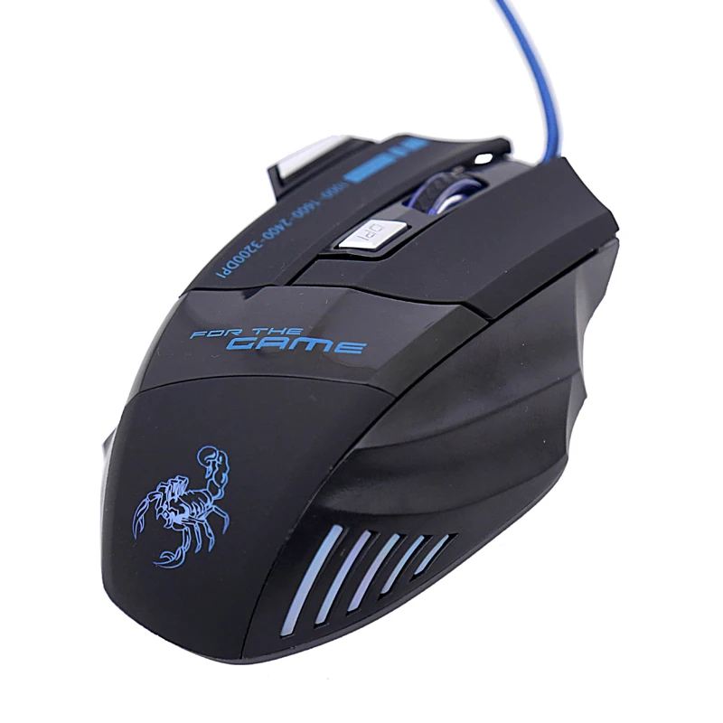 DTIME 7D USB Проводная игровая мышь 3200 dpi оптическая геймер Mause компьютер juegos de mesa для