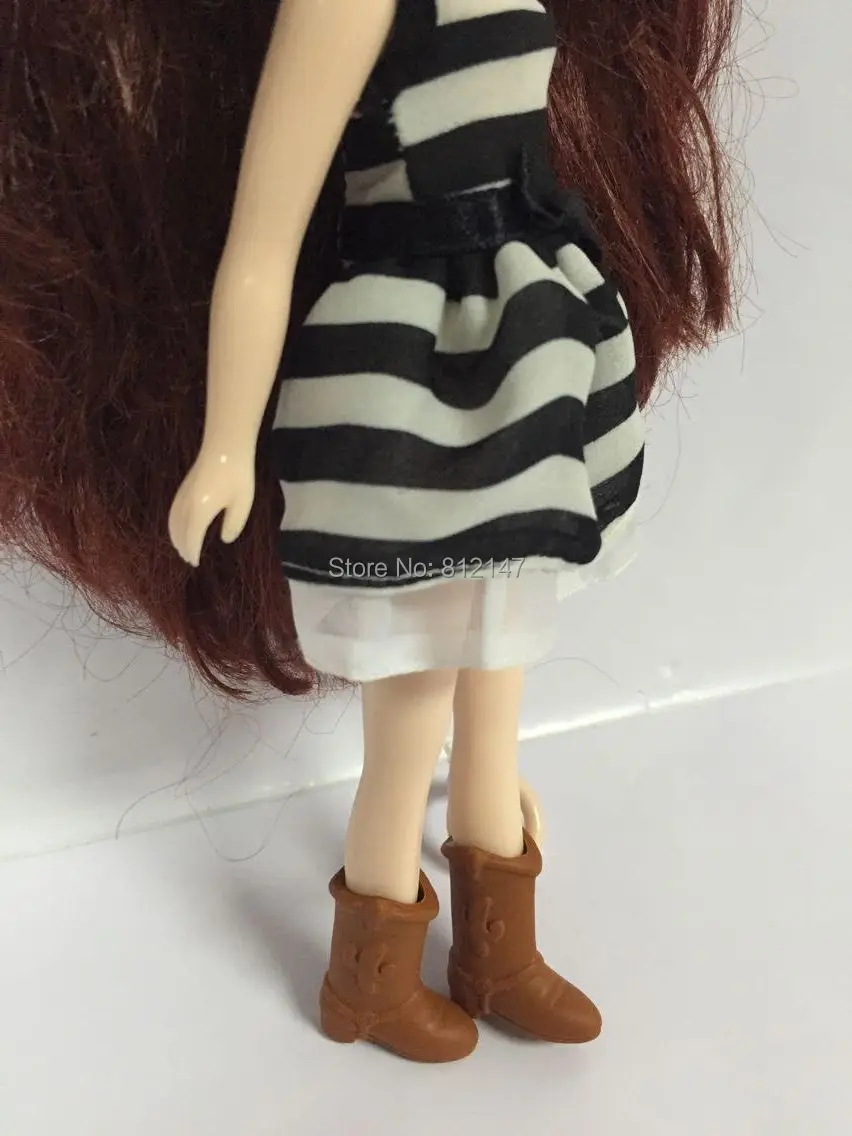 Blyth кукольные туфли ботинки 1/6 кукла Tang kou doll Pullip|shoes dyed|shoes ankle bootshoes for wedding dress |