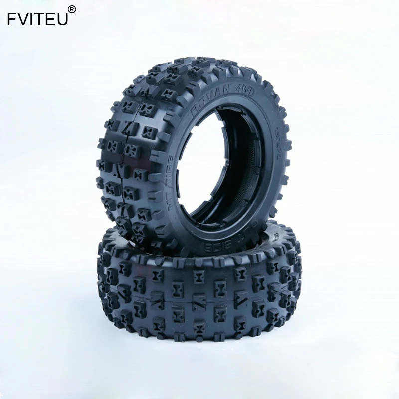 Резиновые шины fvieu knobby шина с внутренней тканью для 1/5 Losi 5ive T Rovan LT King Motot X2|Детали и