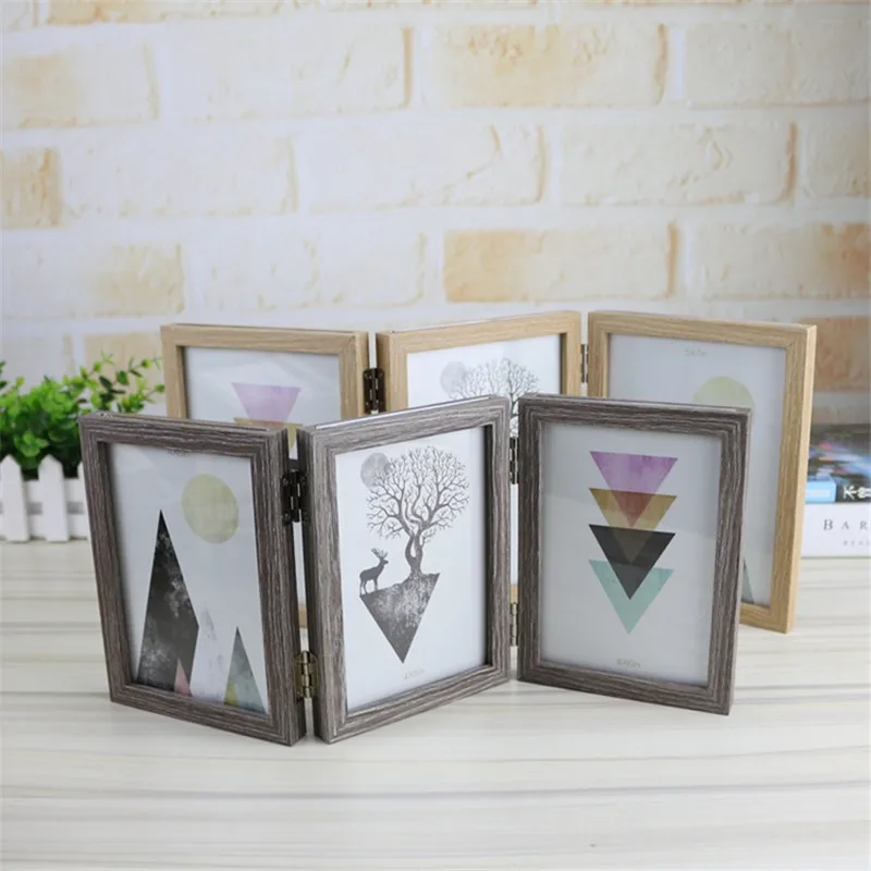 Home Desktop Decor Wood Resin Bow Knot Wall Hanging Vintage Wooden Frame for Family Christmas Gift Picture Frames | Дом и сад