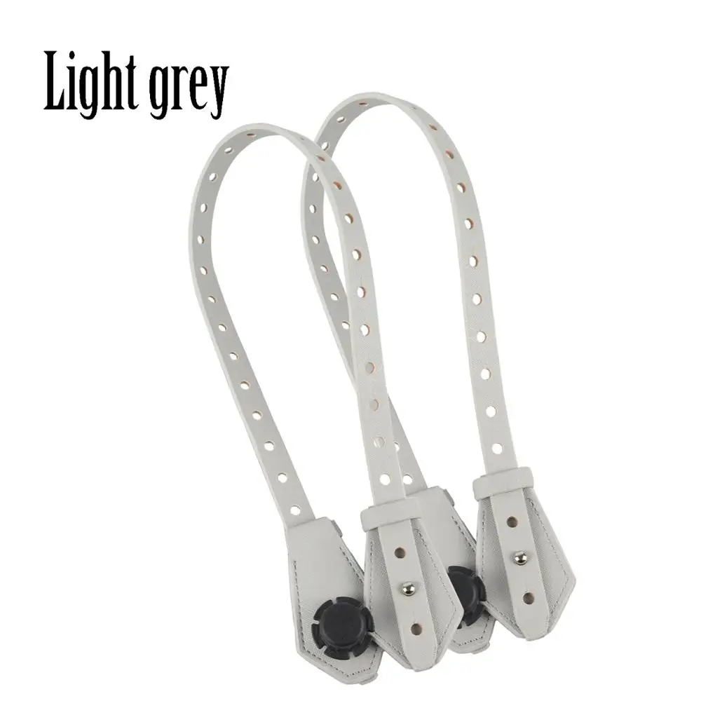 light grey Tanqu пористая двунаправленная Регулируемая длина плоский кожаный ремень ручка с застежкой для Obag корзина ведро городской шик Сумка O Bag - Цвет: light grey