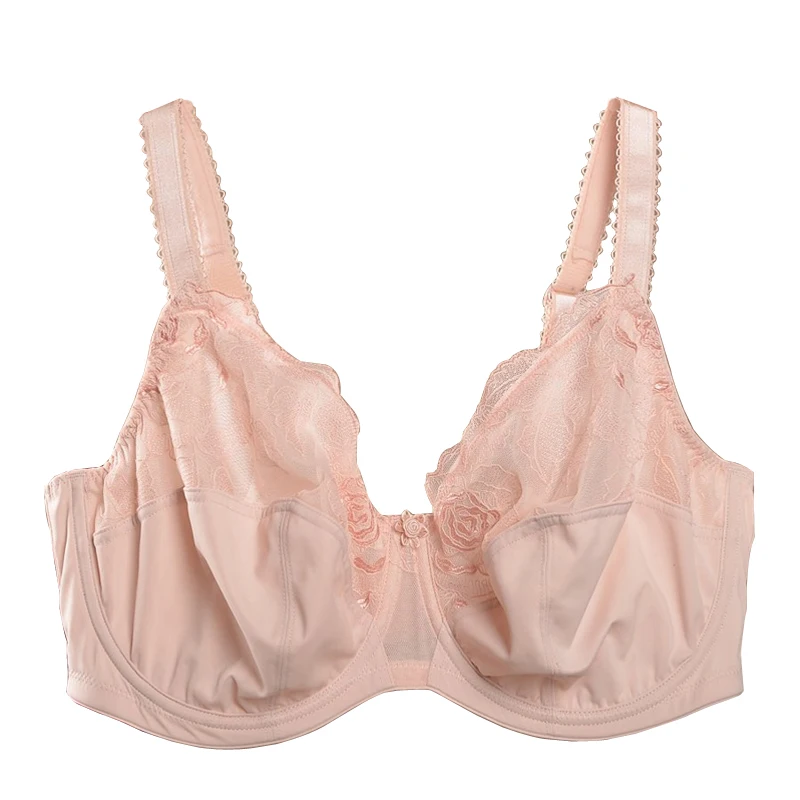 Super size bra, full cup, large cup, bra, super thin, high-grade embroidered bra, underwear DEFGH