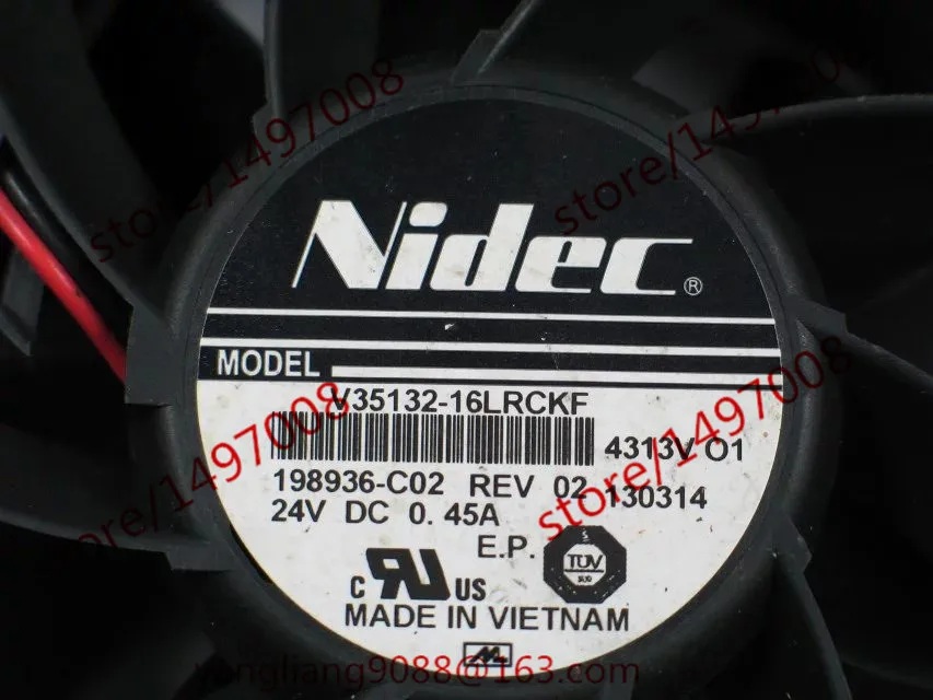 Nidec V35132 16LRCKF DC 24V 0.45A 80X80X38mm два сервер вентилятор охлаждающий вентилятор|square fan|fan