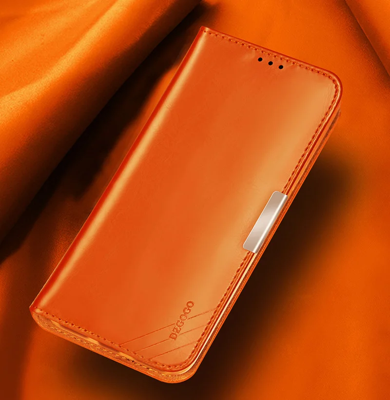 DZGOGO чехол из натуральной коровьей кожи для samsung Galaxy S9 Plus роскошный Магнитный чехол-кошелек