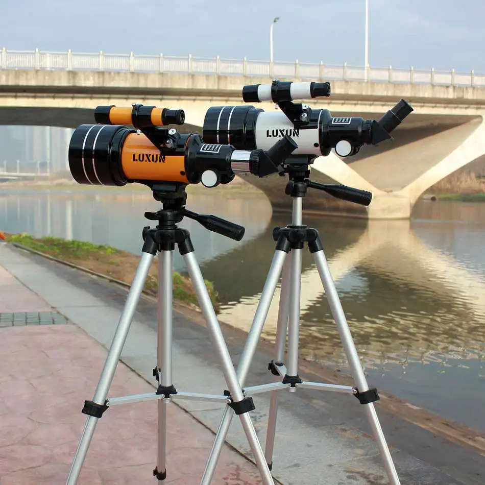Luxun F30070 Monoculars Telescope Astronomic Professional with Tripod Finder Scope Terrestrial Space Moon Watching