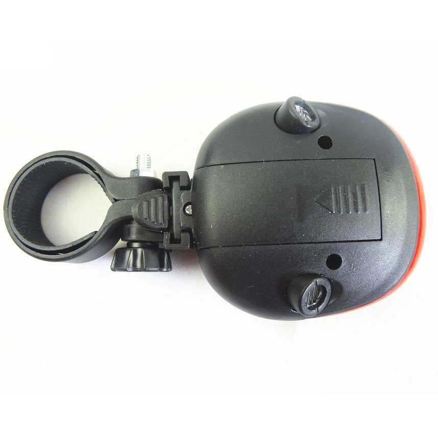 Задний фонарь (5 светодиодов + 2 лазера) велосипедный предупреждающий задний для