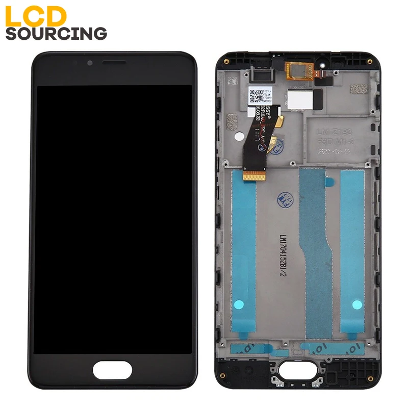 ЖК дисплей 5 2 дюйма для Meizu M5S экран с рамкой дигитайзером в сборе MEIZU M612h сменный