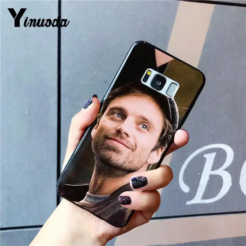 Yinuoda Себастьян Стэн черный ТПУ мягкий чехол для телефона Samsung Galaxy J7 J730 J2Pro J4 PULS J6 PRIME